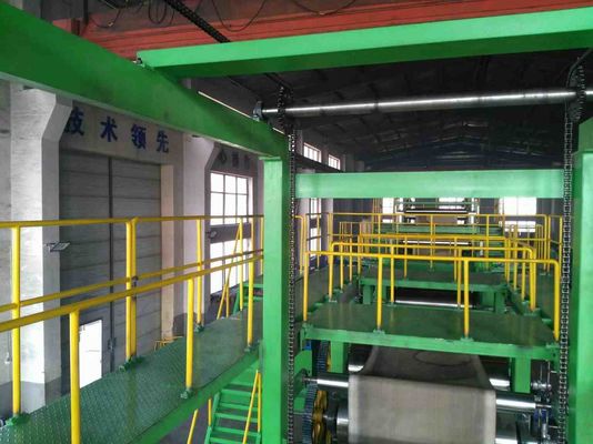 16Mpa Vulcanizing Press Rubber Conveyor Belt Production Line Blue Green