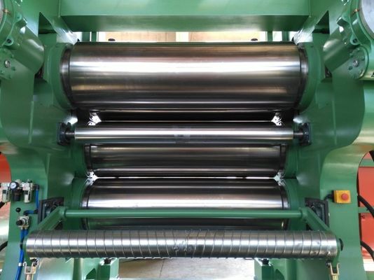 16Mpa Vulcanizing Press Rubber Conveyor Belt Production Line Blue Green