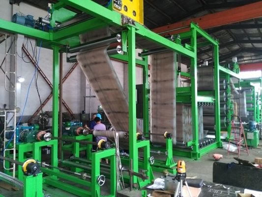 Two Roll Mixing Mill Rubber Calender Machine 160Kw Water Cooling