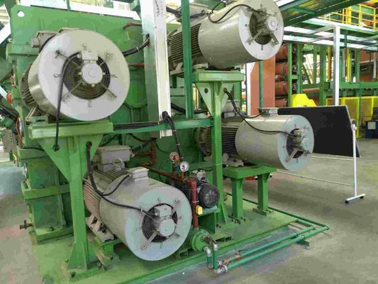 Two Roll Mixing Mill Rubber Calender Machine 160Kw Water Cooling