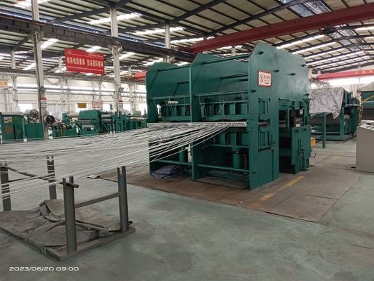 XLB-Q1350X10600X2 Fabric Core Rubber Conveyor Belt Production Line